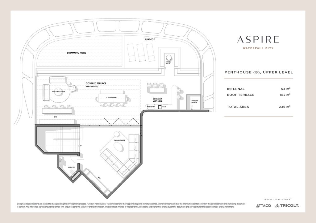 Aspire Waterfall City_Penthouse_B_Upper_Level